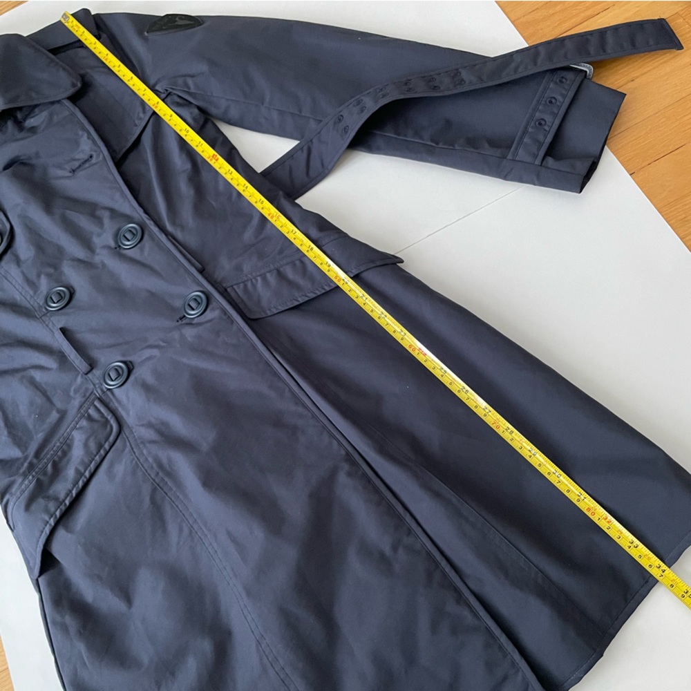 Nobis Justice Legacy Trench Coat in Navy NWT - Picture 11 of 12